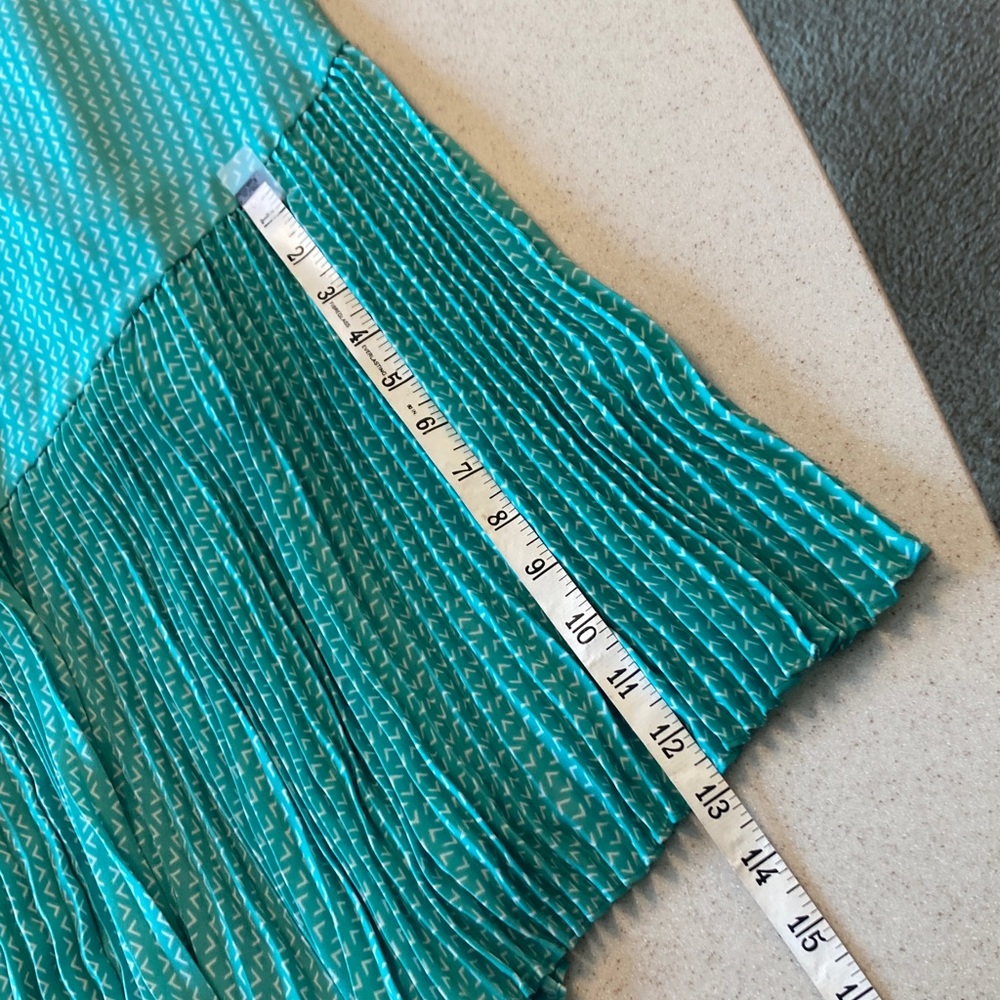 Maeve by Anthropology Midi Dress Women Size 8 Teal - Picture 11 of 14